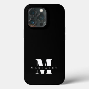 Chique Eenvoudige Minimalistische Krachtige Letter Case-Mate iPhone Case