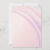 Chique eerste 1e verjaardag Kleine kleurrijke vlin Kaart (Achterkant)