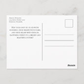 Chique Eiffeltoren Cafe Koffie Chalkboard Parijs Briefkaart (Achterkant)