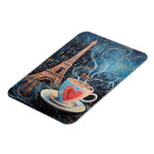 Chique Eiffeltoren Hart Café Koffiekrijt Parijs Magneet (Linkerzijde)