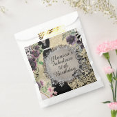 Chique Elegant Fabulous 50th Birthday Gepersonalis Bedankzakje (Gezegeld)