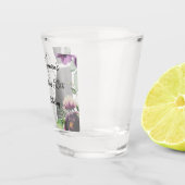 Chique Elegant Fabulous 50th Birthday Gepersonalis Shot Glas (Rechts)