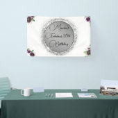 Chique Elegant Fabulous 50th Birthday Gepersonalis Spandoek (Beurs)