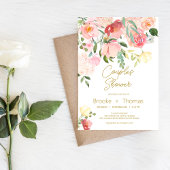 Chique Elegant Koppels douche uitnodiging