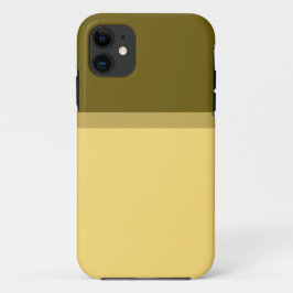 Chique Elegant Lichtgeel Gouden Olijf Kleur Blok Case-Mate iPhone Case