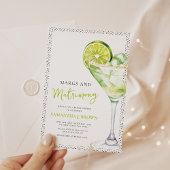 Chique Elegant Margs en Matrimony Vrijgezellenfees Kaart