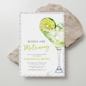 Chique Elegant Margs en Matrimony Vrijgezellenfees Kaart