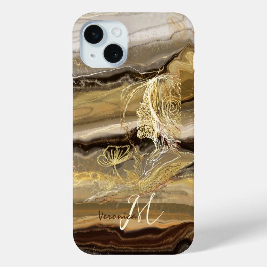 Chique Elegant Marmer Case-Mate iPhone Case (Achterkant)