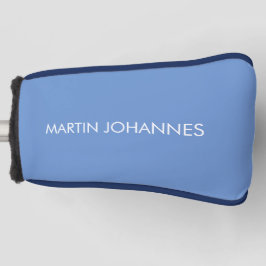 Chique Elegant Plain Stijlvol Blauw Minimalist Golfheadcover