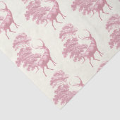 Chique Elegant  Roze Herten in Bos Tissuepapier (Detail)
