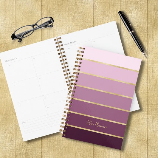 Chique Elegant Roze Stoffig Roos Mauve Aubergine G Planner