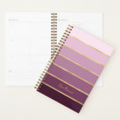 Chique Elegant Roze Stoffig Roos Mauve Aubergine G Planner (Display)