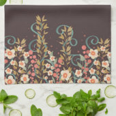 Chique Elegant Stijlvol  bloemenpatroon Theedoek (Gevouwen)