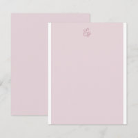 Chique Elegante Bleke Lavendel Witte Violet Monogr