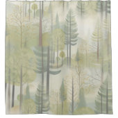 Chique, elegante crèmes & lederen bloem textuur lo douchegordijn (Voorkant)