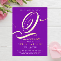 Chique Elegante Helder Paarse 15e Quinceañera Fees