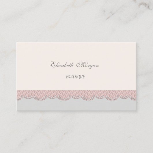 Chique Elegante Luxe, Kant Visitekaartje (Voorkant)