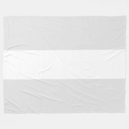 Chique elegante naadloze brede witte grijze strepe fleece deken