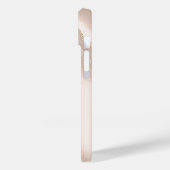 Chique Elegante Roze Gouden Glitter Marmer Case-Mate iPhone Case (Achterkant / Links)