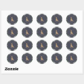Chique elegante sticker met honden thema (Vel)