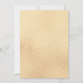 CHIQUE & ELEGANTE WATERVERF BLOEMIGE ABSTRACTE BRU KAART (Achterkant)