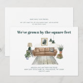 Chique Elegante wijziging van adres Verplaatsen Aankondiging (Voorkant / Achterkant)