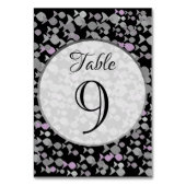 Chique Elegante Zilveren en Zwarte Oceaan Vis Brui Kaart (Achterkant)