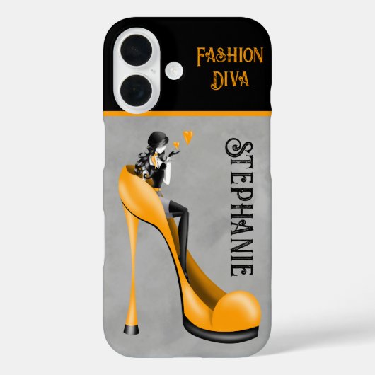 Chique Elegantie: Modieuze Dame die een Kus Blaast Case-Mate iPhone Case (Achterkant)