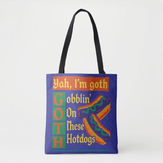 Chique en brutaal tote bag (Voorkant)