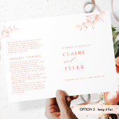 Chique en eenvoudig, Blush Pink Peach bruiloft pro