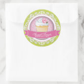 Chique en Elegant Cupcake Box Stickers (Tas)