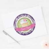Chique en Elegant Cupcake Box Stickers (Envelop)