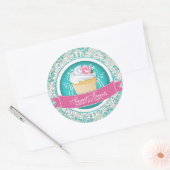Chique en Elegant Cupcake Box Stickers (Envelop)
