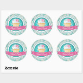 Chique en Elegant Cupcake Box Stickers (Vel)