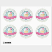 Chique en Elegant Cupcake Box Stickers (Vel)