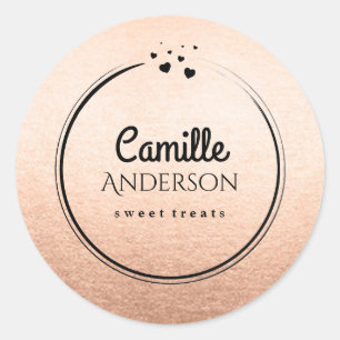 Chique en Elegant Roos Gouden Stickers