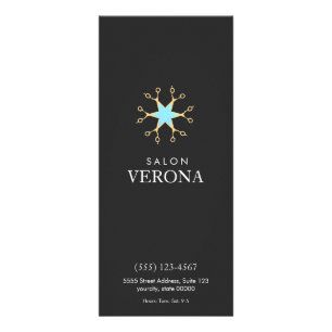 Chique en Elegante Schaar Logo Haarsalon 2 Reclamekaart