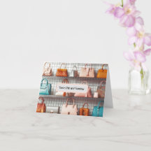 Chique en Fabulous Handtas Kaart Groet