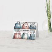 Chique en Fabulous Handtas Kaart Groet (Voorkant)