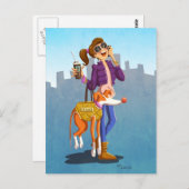 Chique en Fancy Briefkaart (Voorkant / Achterkant)