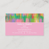 Chique en stijlvol | Unieke minimalistische esthet Visitekaartje (Achterkant)