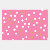 Chique en stijlvolle Blush Roze en Goud Inpakpapier Vel (Voorkant 3)