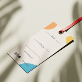 Chique en trendy design productverpakking hangen L Mini Visitekaartjes