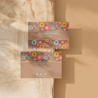 Chique en uniek | Trendy gedurfde moderne elegante Visitekaartje