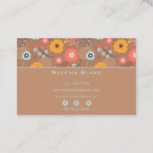 Chique en uniek | Trendy gedurfde moderne elegante Visitekaartje (Achterkant)