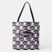 CHIQUE EN UNIEKE GEPERSONALISEERDE SCHOENENLIEFHEB TOTE BAG (Voorkant)