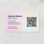 Chique en unieke make-up artiest visitekaartje (Voorkant)