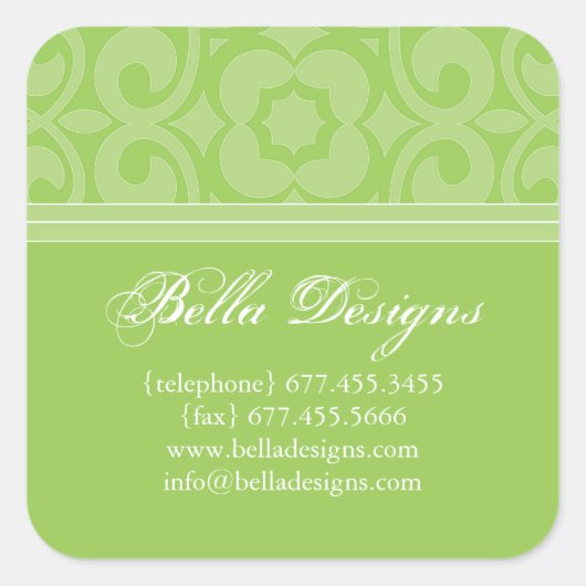 Chique envelop afdichting Stickers (Voorkant)