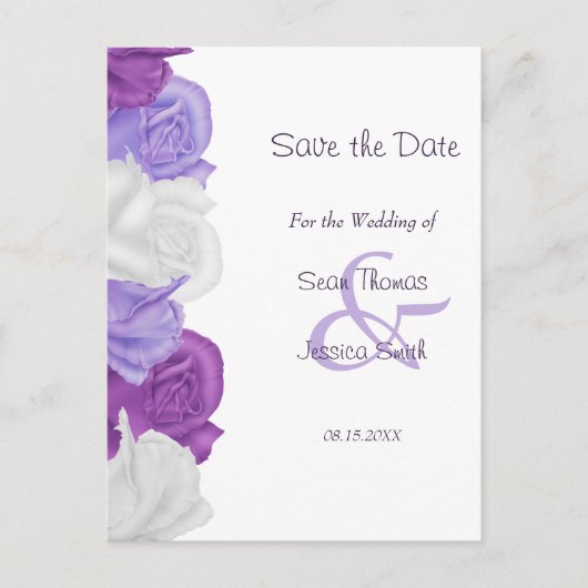 Chique erfgoedrozen Save The Date Aankondigingskaart (Voorkant)