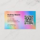 chique estheticus visitekaartje (Voorkant)